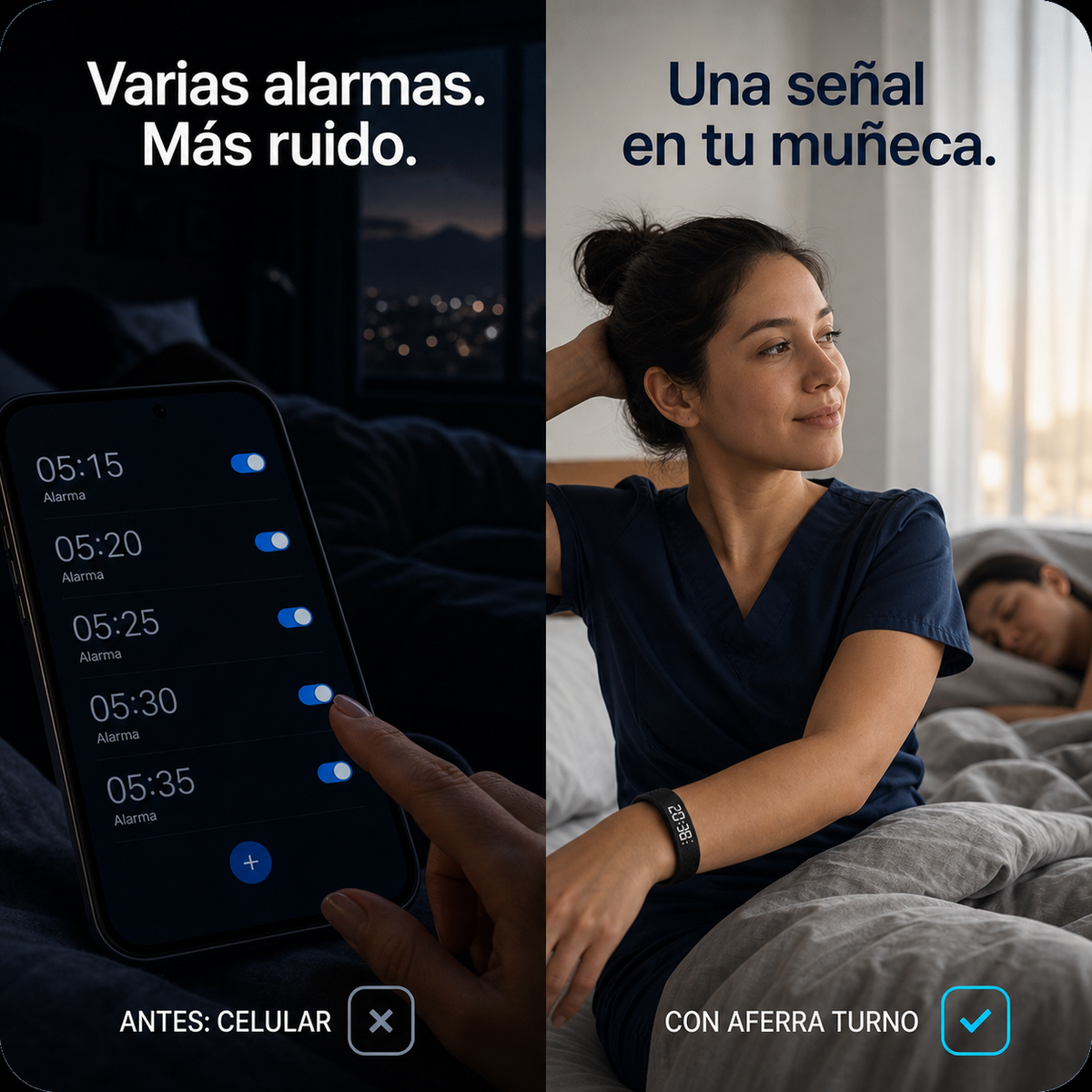 AFERRA Turno — Despierta sin Molestar a los Demás